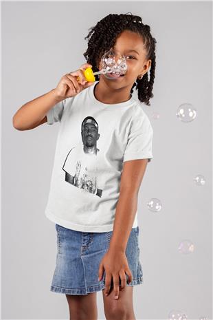 Frank Ocean Baskılı Beyaz Unisex Beyaz Çocuk Tişört - Tshirt