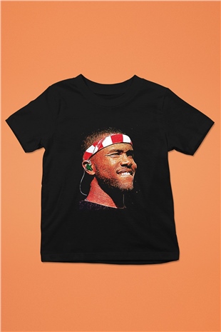 Frank Ocean Baskılı Unisex Siyah Çocuk Tişört - Tshirt