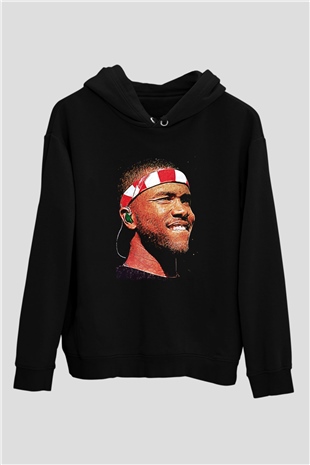 Frank Ocean Baskılı Unisex Siyah Hoodie