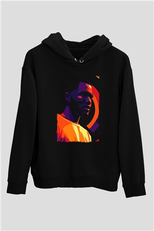 Frank Ocean Baskılı Unisex Siyah Hoodie