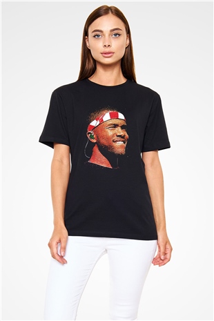 Frank Ocean Baskılı Unisex Siyah Tişört - Tshirt