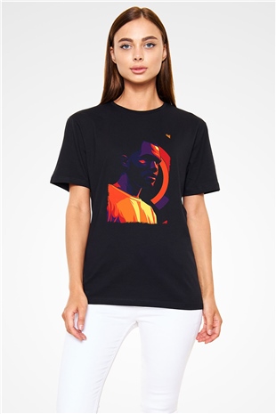 Frank Ocean Baskılı Unisex Siyah Tişört - Tshirt