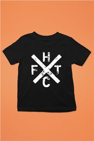 Frank Turner Baskılı Siyah Unisex Çocuk Tişört