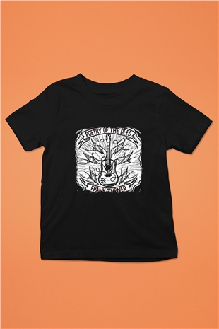 Frank Turner Baskılı Unisex Siyah Çocuk Tişört