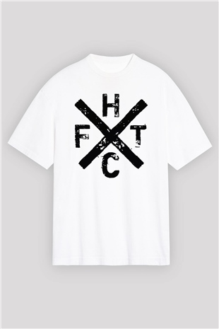 Frank Turner Beyaz Unisex Oversize Tişört T-Shirt