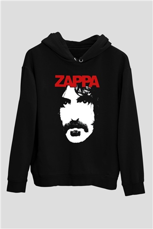 Frank Zappa Siyah Unisex Hoodie