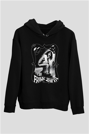 Frank Zappa Siyah Unisex Hoodie