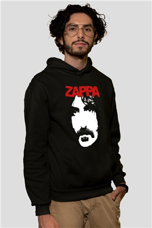 Frank Zappa Siyah Unisex Hoodie