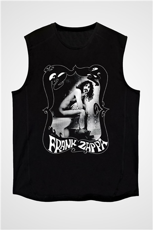 Frank Zappa Siyah Unisex Kolsuz Tişört