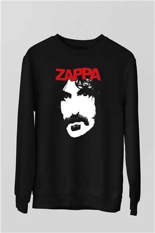 Frank Zappa Siyah Unisex Sweatshirt