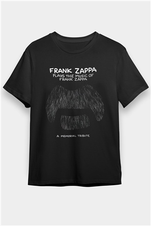 Frank Zappa Siyah Unisex Tişört T-Shirt - TişörtFabrikası
