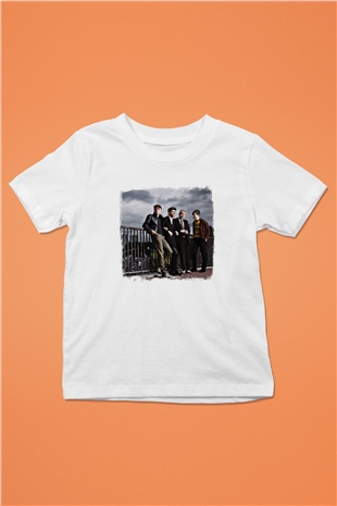 Franz Ferdinand Baskılı Unisex Beyaz Çocuk Tişört