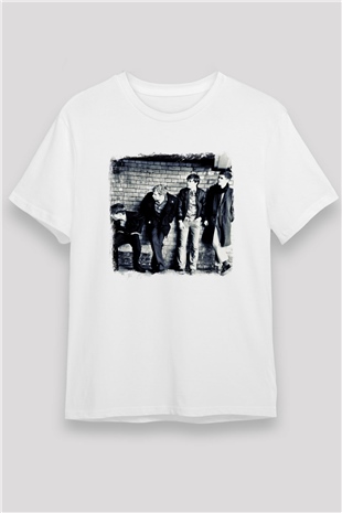 Franz Ferdinand Baskılı Unisex Beyaz Tişört