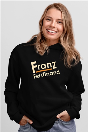 Franz Ferdinand Siyah Unisex Hoodie