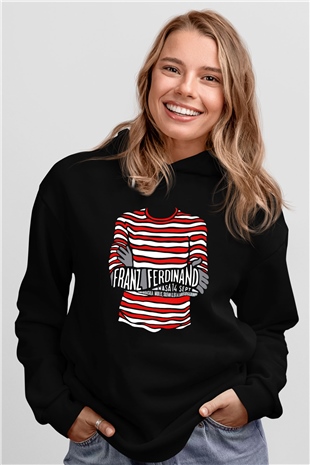 Franz Ferdinand Siyah Unisex Hoodie