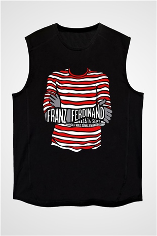 Franz Ferdinand Siyah Unisex Kolsuz Tişört