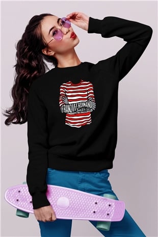 Franz Ferdinand Siyah Unisex Sweatshirt