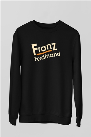 Franz Ferdinand Siyah Unisex Sweatshirt
