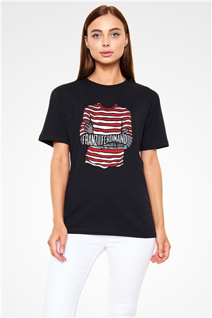 Franz Ferdinand Siyah Unisex Tişört T-Shirt - TişörtFabrikası