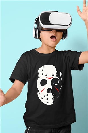 Friday the 13th 13.Cuma Baskılı Siyah Unisex Çocuk Tişört