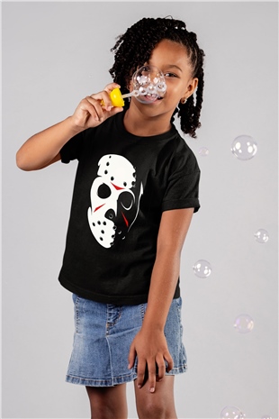 Friday the 13th 13.Cuma Baskılı Siyah Unisex Çocuk Tişört