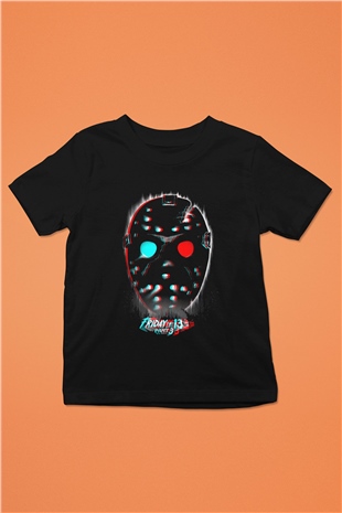 Friday the 13th 13.Cuma Baskılı Siyah Unisex Çocuk Tişört
