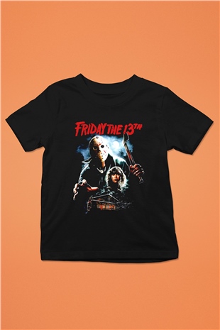 Friday the 13th 13.Cuma Siyah Unisex  Çocuk Tişört