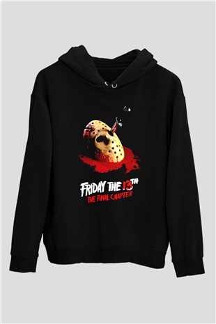 Friday the 13th 13.Cuma Siyah Unisex Hoodie