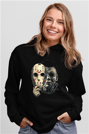 Friday the 13th 13.Cuma Siyah Unisex Hoodie