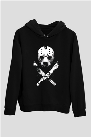 Friday the 13th 13.Cuma Siyah Unisex Hoodie