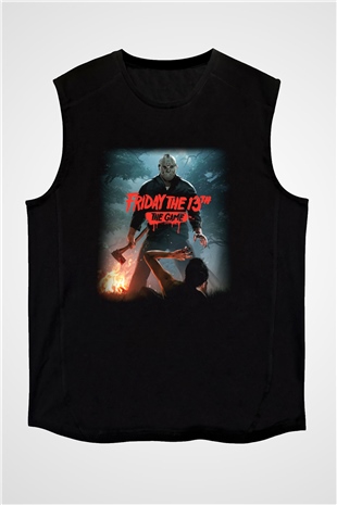 Friday the 13th 13.Cuma Siyah Unisex Kolsuz Tişört