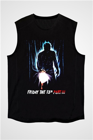 Friday the 13th 13.Cuma Siyah Unisex Kolsuz Tişört