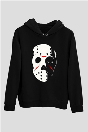 Friday the 13th 13.Cuma Siyah Unisex Kapüşonlu Sweatshirt