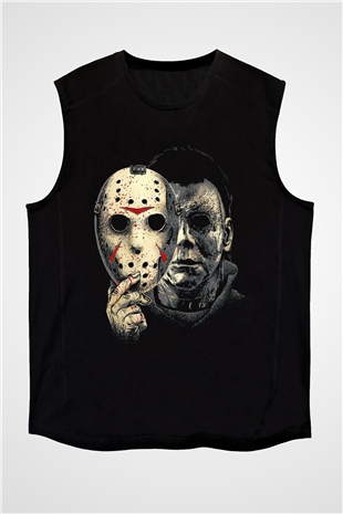 Friday the 13th 13.Cuma Siyah Unisex  Kolsuz Tişört