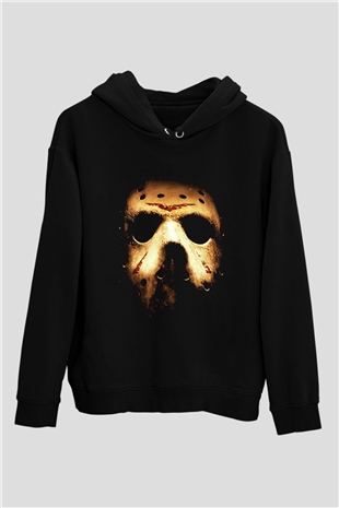 Friday the 13th 13.Cuma Siyah Unisex Kapüşonlu Sweatshirt