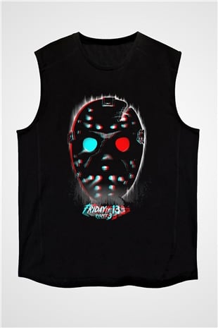 Friday the 13th 13.Cuma Siyah Unisex Kolsuz Tişört