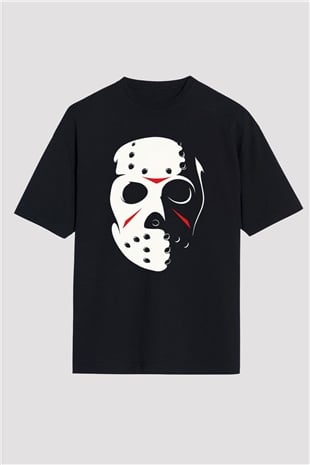 Friday the 13th 13.Cuma Siyah Unisex Oversize Tişört