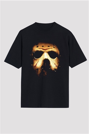 Friday the 13th 13.Cuma Siyah Unisex Oversize Tişört