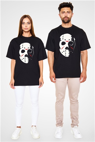 Friday the 13th 13.Cuma Siyah Unisex Oversize Tişört