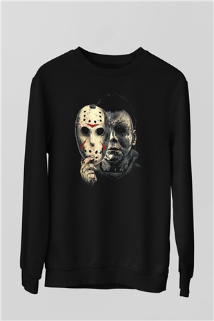 Friday the 13th 13.Cuma Siyah Unisex  Sweatshirt
