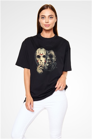 Friday the 13th 13.Cuma Siyah Oversize Tişört