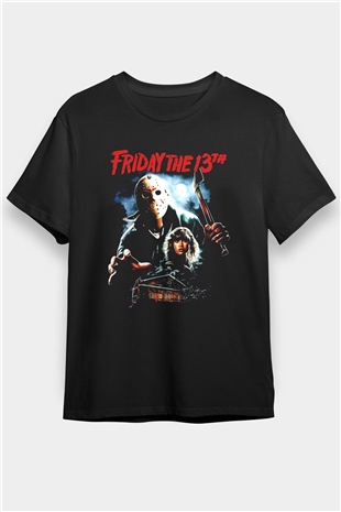 Friday the 13th 13.Cuma Siyah Unisex Tişört