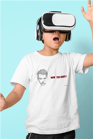 Friends Baskılı Beyaz Unisex Çocuk Tişört