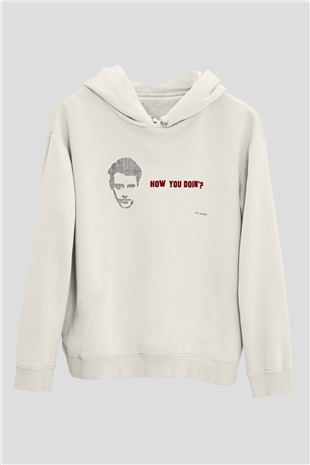 Friends Beyaz Unisex Kapşonlu Sweatshirt