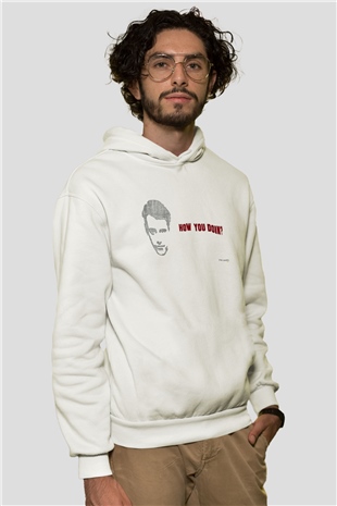 Friends Beyaz Unisex Kapşonlu Sweatshirt