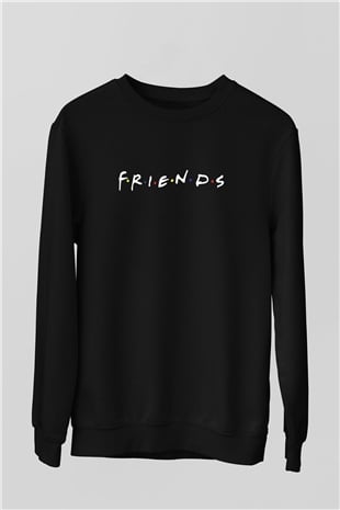 Friends Siyah Unisex Sweatshirt