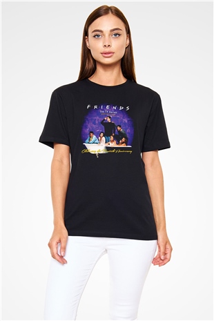 Friends Siyah Unisex Tişört