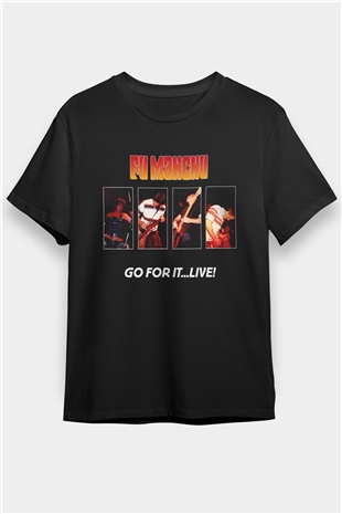 Fu Manchu Siyah Unisex Tişört T-Shirt - TişörtFabrikası