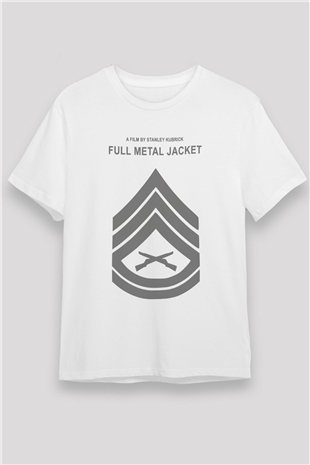 Full Metal Jacket Beyaz Unisex Tişört T-Shirt