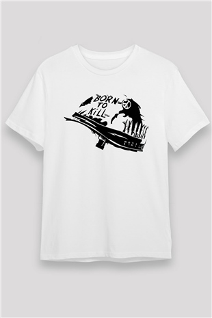 Full Metal Jacket Beyaz Unisex Tişört T-Shirt